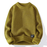 Enhanced Product Title: Silas™ Premium Waffle Knit Pullover - Stylish & Comfortable Sweater for Men/Women

This optimized title includes relevant keywords that potential customers might search for, while also highlighting the product's unique features and