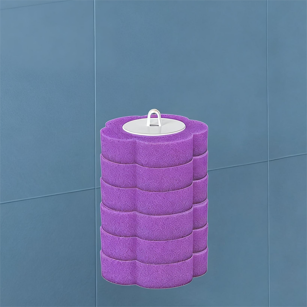 Disposable Toilet Brush – Wall-Mounted, Antibacterial Heads & 3 Scents