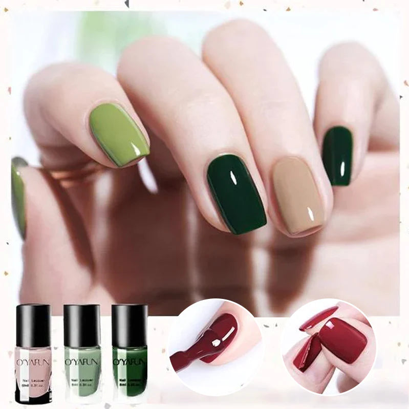 Peel-Off Nail Polish – Water-Based Formula, 9 ml & 17 Shades