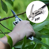 9-in-1 Multitool – Stainless Steel, 440C Blade & Foldable 12.2 cm