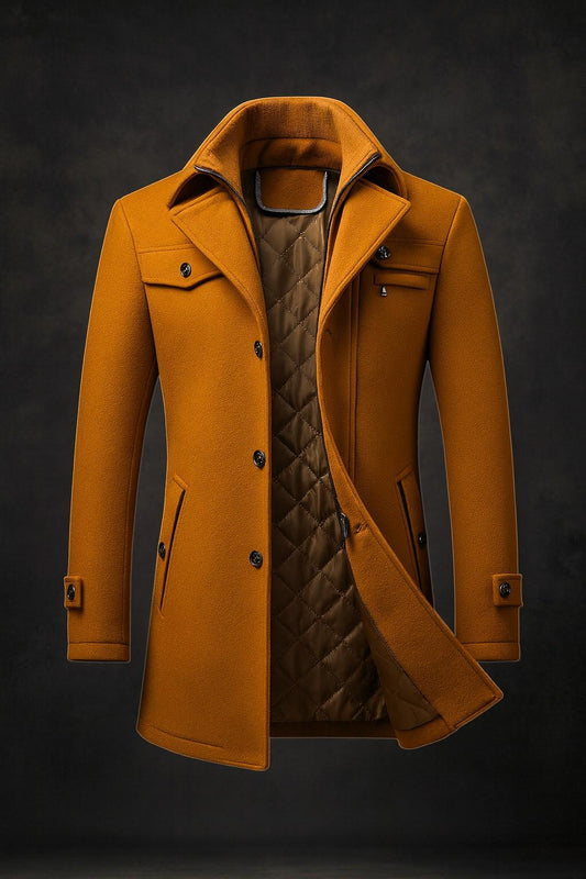 Fairmont Luxury Wool Overcoat - Stylish & Warm Winter Outerwear