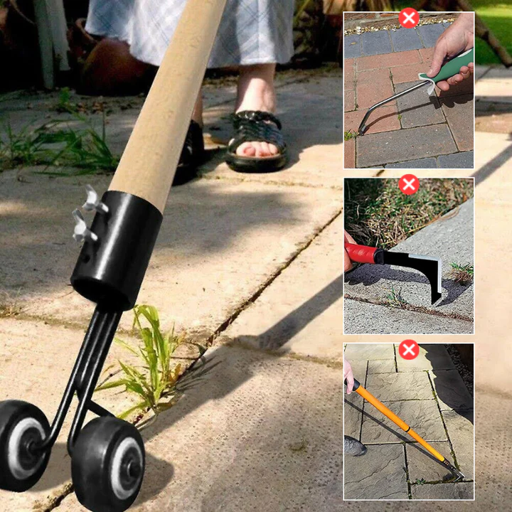Optimized Product Title: "Rückenschonender Unkraut-Entferner mit Rädern – Effiziente Gartenpflege für müheloses Unkrautjäten" 

This title includes relevant keywords while emphasizing the product's benefits for better visibility on Google Shopping.