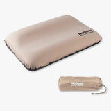 Inflatable Travel Neck Pillow – 3D Ergonomic Support, Double Valve & Compact Foldable