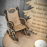 Personalized Christmas Remembrance Ornament - Memorial Keepsake for Loved Ones - Holiday Tribute Decoration