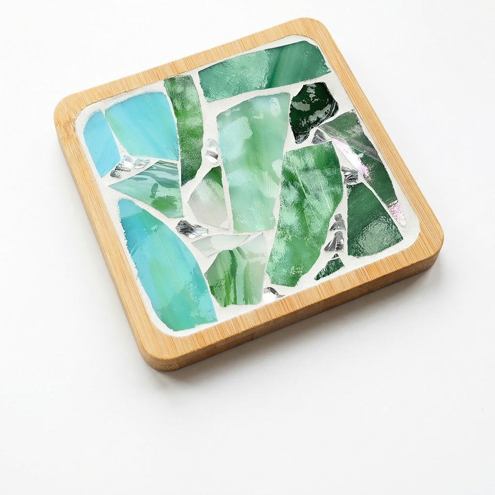 Mosaic Coaster Craft Kit – 12 Designs, Complete Materials & Ages 6+