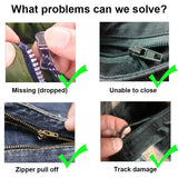 Enhanced Product Title: **Reißverschluss-Ersatzzipper Set – 6 Stück, Einfache Anwendung ohne Nähen – Ideal für Reparaturen und DIY-Projekte** 

This title includes relevant keywords while providing more context about the product's features and benefits, m