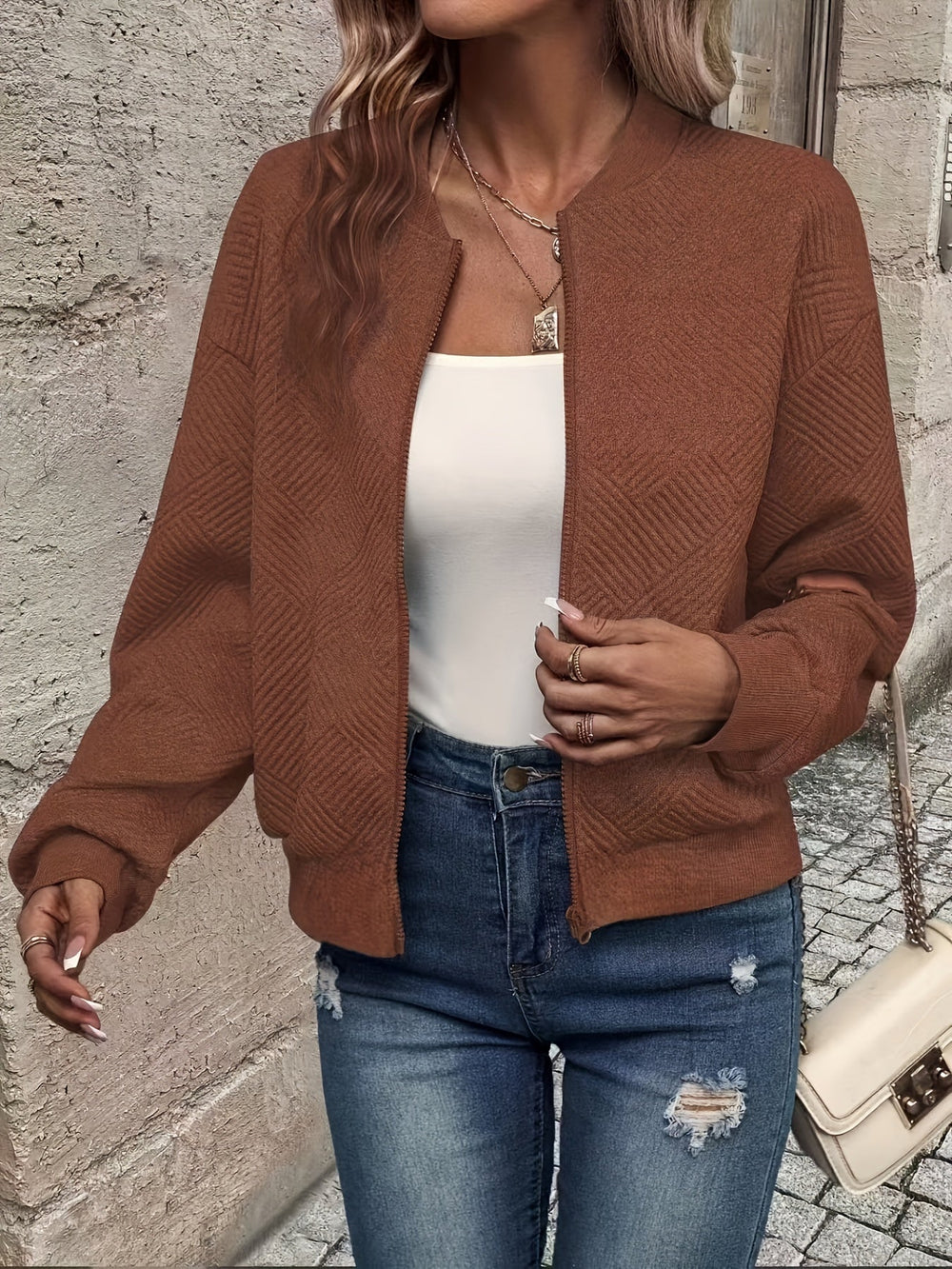 Enhanced Product Title: Isla™ Lightweight Zip-Up Jacket for Women - Stylish & Comfortable Outerwear

This optimized title includes relevant keywords and phrases that can improve visibility on Google Shopping while clearly describing the product.