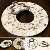 Wooden Chord Wheel – Music Theory Aid for Piano, Guitar & Keyboard