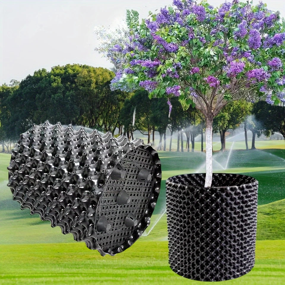 Root Guide System – Weatherproof Black Plastic, 20×20cm & Tool-Free Install