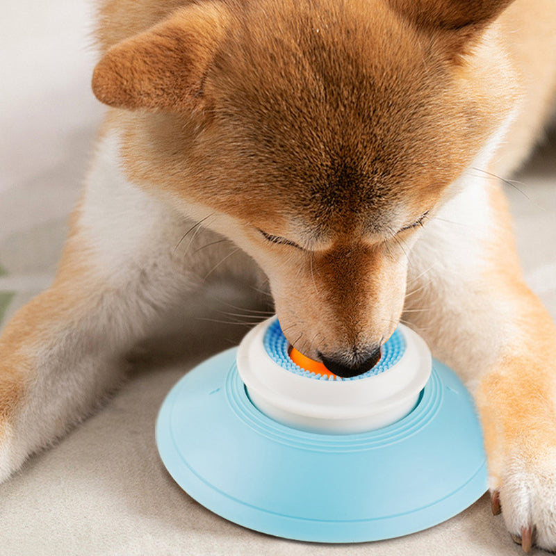Slow Feeder Dog Bowl – Floating Ball, Non-Slip PP/TPR & 14.5cm for Dogs & Cats