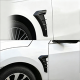 Carbon-Look Car Side Vents – Self-Adhesive, Weatherproof TPU & 24×17cm Pair