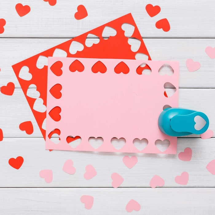 15-in-1 Craft Paper Punch Set – ABS & Zinc Alloy, 1.5 cm Motifs & 15 Shapes