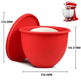 Silicone Mixing Bowl Liner for KitchenAid – 4.5-5 Qt, Non-Stick & Lid