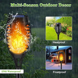 Solar Garden Torch Light – Flickering Flame Effect, IP65 & Dusk-to-Dawn