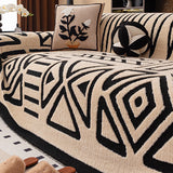 Plush Sofa Cover – Non-Slip Backing, Machine Washable & 5 Sizes in 9 Colors