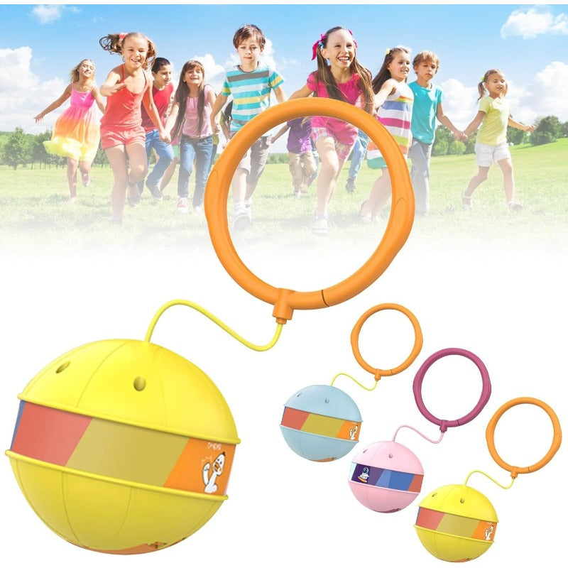 LED Ankle Skip Ball – Light-Up Rope, Battery-Powered & Kids' Outdoor Play
