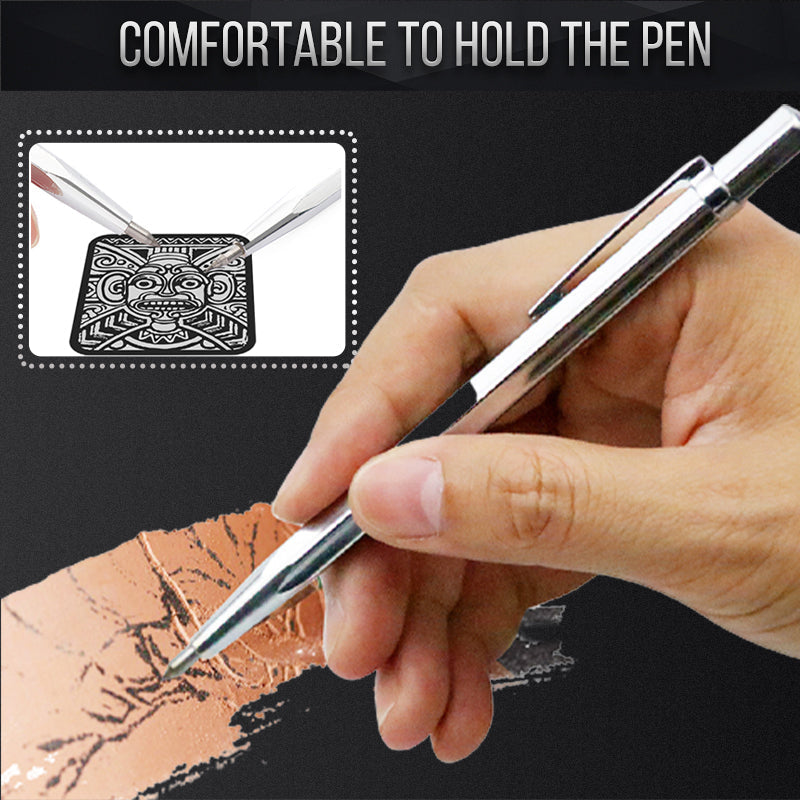 Tungsten Steel Glass Cutter Pen – 2-Pack for Glass, Tile & Metal Marking