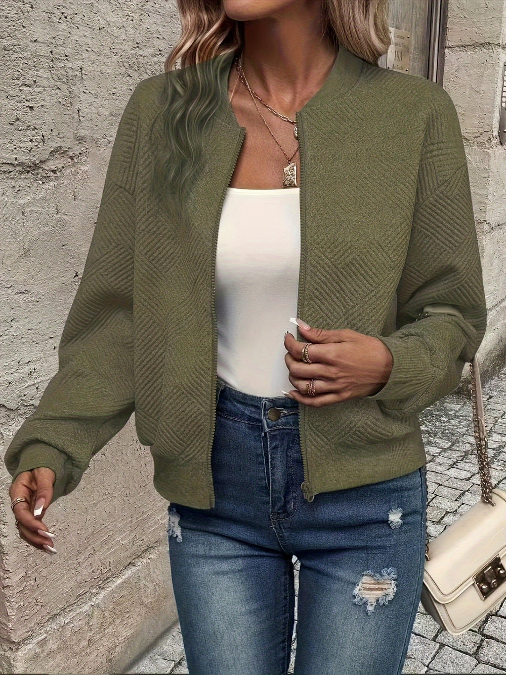 Enhanced Product Title: Isla™ Lightweight Zip-Up Jacket for Women - Stylish & Comfortable Outerwear

This optimized title includes relevant keywords and phrases that can improve visibility on Google Shopping while clearly describing the product.