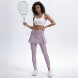 High Waist Pickleball Flared Yoga Pants Stretch Leggings