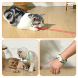 Cat Laser Collar – Motion-Activated, USB Rechargeable & 41° Adjustable Angle