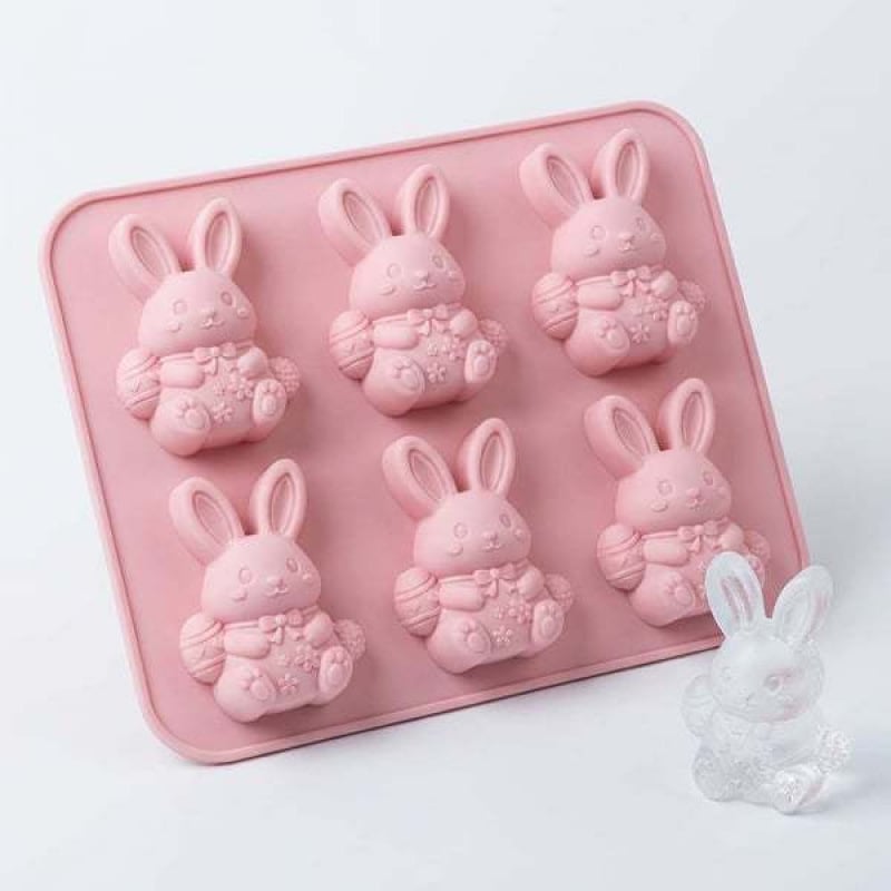 Highland Cow Ice Cube Tray – Silicone, 6 Cavities & BPA-Free