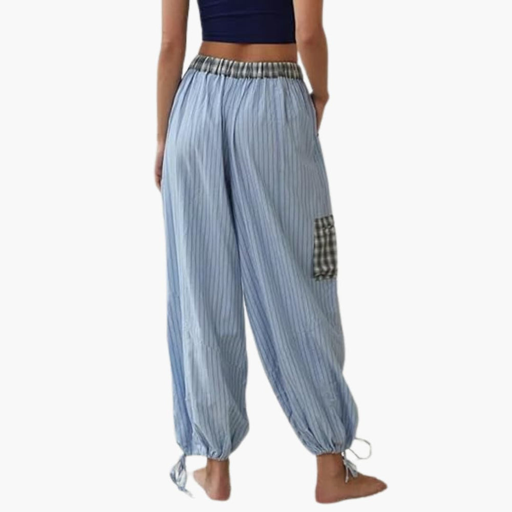 Women's Pajama Set – Button Top & Elastic Pants