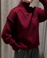Isabella Women's Knitted Turtleneck Sweater - Cozy & Stylish Pullover