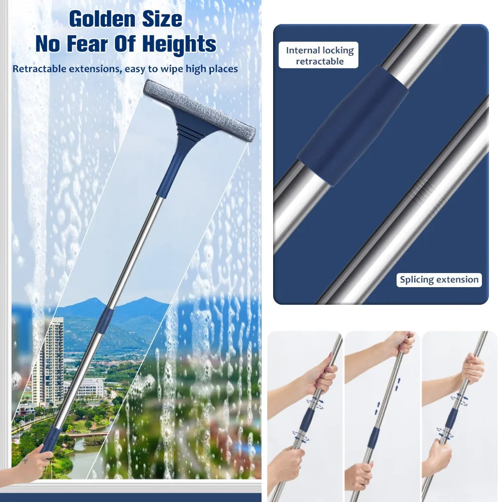 Clario 2-in-1 Window Cleaning Squeegee (1+1 Free)