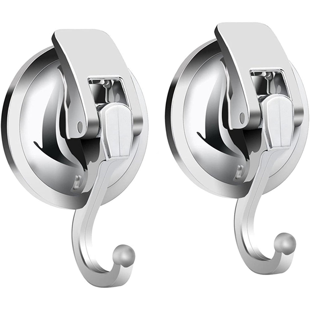 Kalsten | 2-Pack: Heavy-Duty Vacuum Suction Cup Hooks