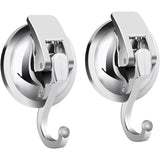 Kalsten | 2-Pack: Heavy-Duty Vacuum Suction Cup Hooks