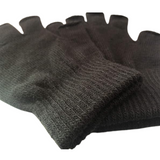 2-Pack WarmFlex Winter Knitted Fingerless Gloves - Cozy & Stylish Hand Warmers for Cold Weather