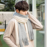 Long Cashmere Scarf | Super Soft, with Tassel Design!