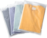 20-Pack Multi-Purpose Frosted Zip Storage Bags - Versatile Plastic Garment Sleeves (Buy 2 Sets, Get 1 FREE) - Ideal for Organizing Clothes & Accessories