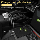 200W Car Inverter - DC 12V to 220V AC Power Converter with USB-C Fast Charging Port - Ideal for Travel & Road Trips