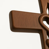 Enhanced Product Title: "Holzkreuz Wanddeko mit Verschlungenen Herzen – Rustikale Wandkunst für Romantische Dekoration" 

This title includes relevant keywords while providing additional context to attract potential buyers.