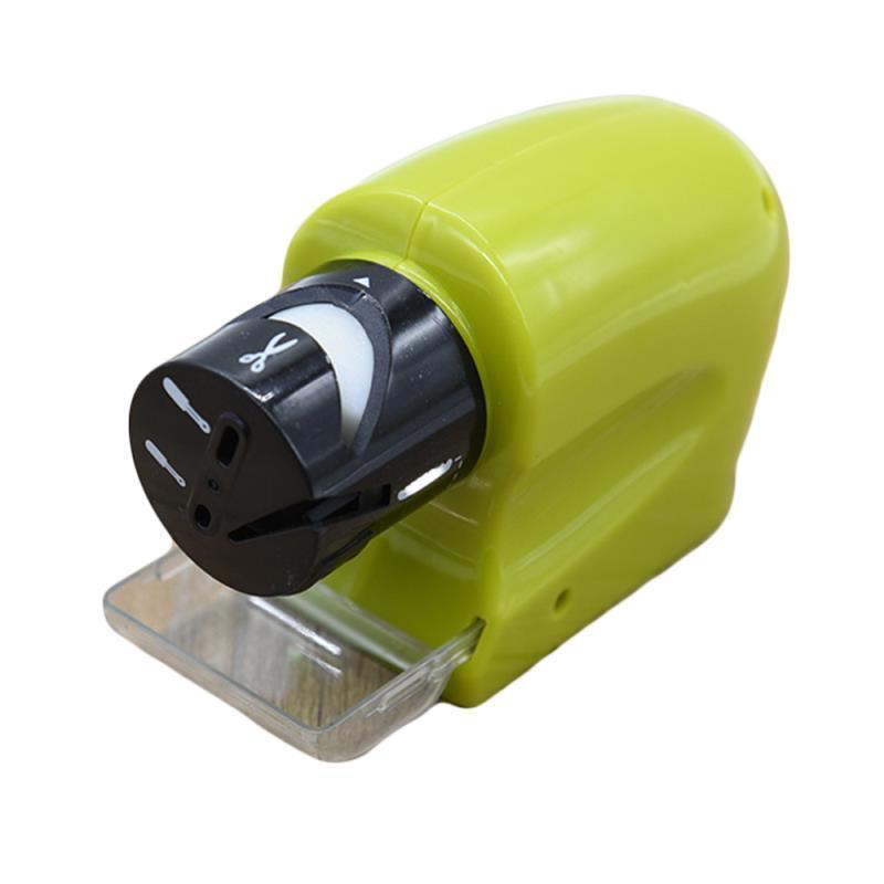 Electric Knife Sharpener – Automatic Angle Guide, Battery-Powered & Shavings Tray