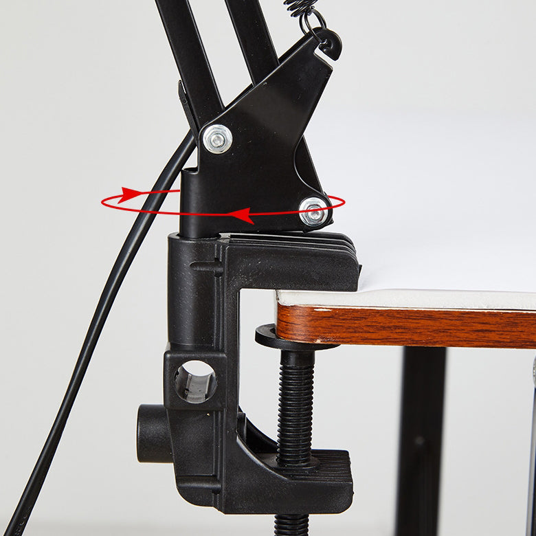 Desk Lamp with Clamp – Adjustable Arm, E26 Socket & 15.5×37 cm