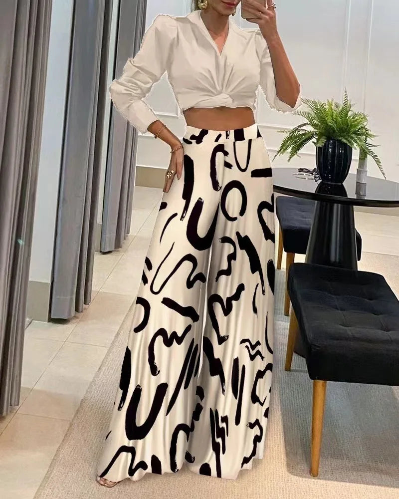 Trendy Printed Women's Pants - Sara