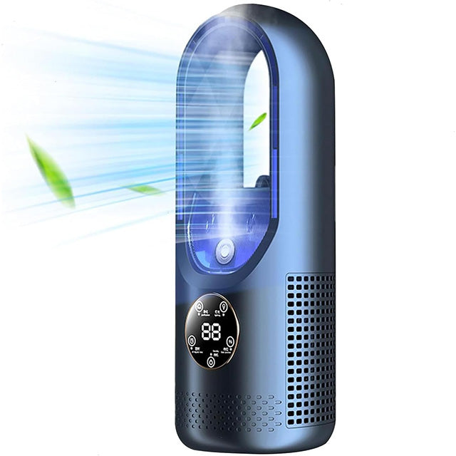 BowLift | Bladeless Portable Fan | Ultra-Quiet, Ergonomic Design & Ideal for Home and Office Use