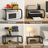 Countertop Kitchen Shelf Rack – 2-Tier, Holds 25kg & No-Drill Setup