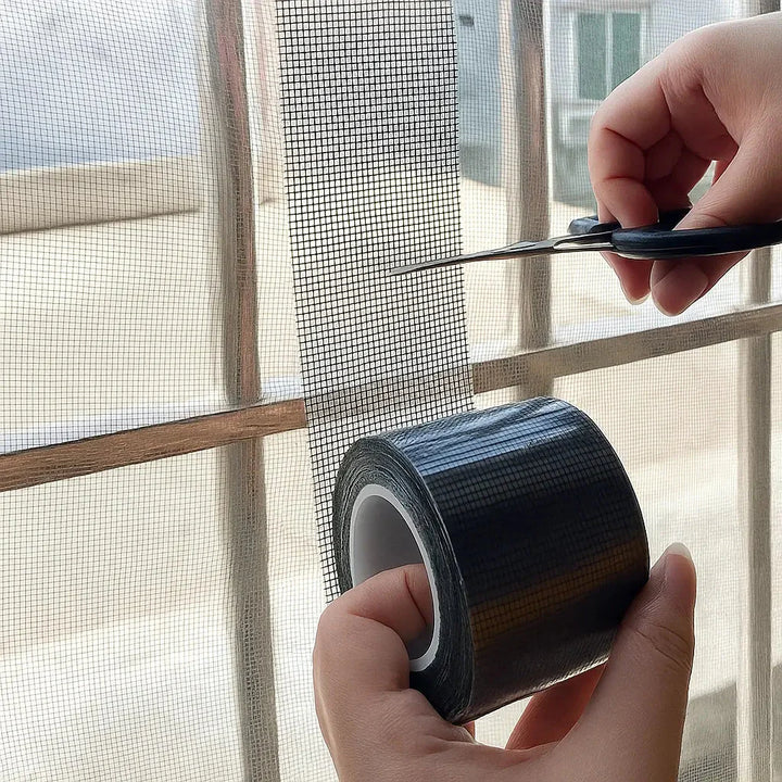 Window Screen Repair Tape – Fiberglass Mesh, 200×5cm & UV-Resistant