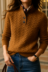 Enhanced Product Title: "Arden Pullover mit Knopfleiste für Damen – Stilvoller, Bequemer Strickpullover in Verschiedenen Farben" 

This title includes relevant keywords and phrases that can help improve visibility and attract potential buyers.