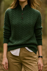 Enhanced Product Title: "Arden Pullover mit Knopfleiste für Damen – Stilvoller, Bequemer Strickpullover in Verschiedenen Farben" 

This title includes relevant keywords and phrases that can help improve visibility and attract potential buyers.