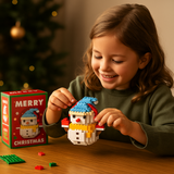 Christmas Building Block Figures – Santa, Elf, Snowman & Tree Sets