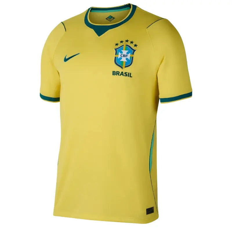 2026 Brazil Home Soccer Jersey, Men's Seleção Football Kit with Yellow and Green Design