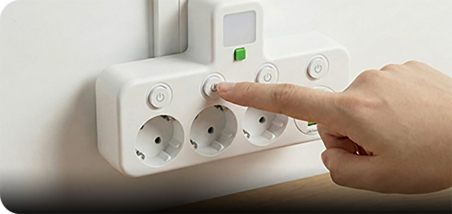 Power Strip – USB-A & USB-C Ports, Up to 5 Outlets, Built-In Night Light