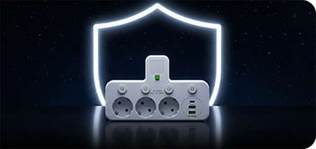 Power Strip – USB-A & USB-C Ports, Up to 5 Outlets, Built-In Night Light