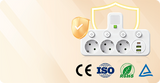 Power Strip – USB-A & USB-C Ports, Up to 5 Outlets, Built-In Night Light