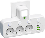Power Strip – USB-A & USB-C Ports, Up to 5 Outlets, Built-In Night Light