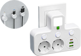 Power Strip – USB-A & USB-C Ports, Up to 5 Outlets, Built-In Night Light